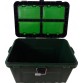 Ящик рыболовный для зимней рыбалки Три Кита зеленый (380*360*240 мм)